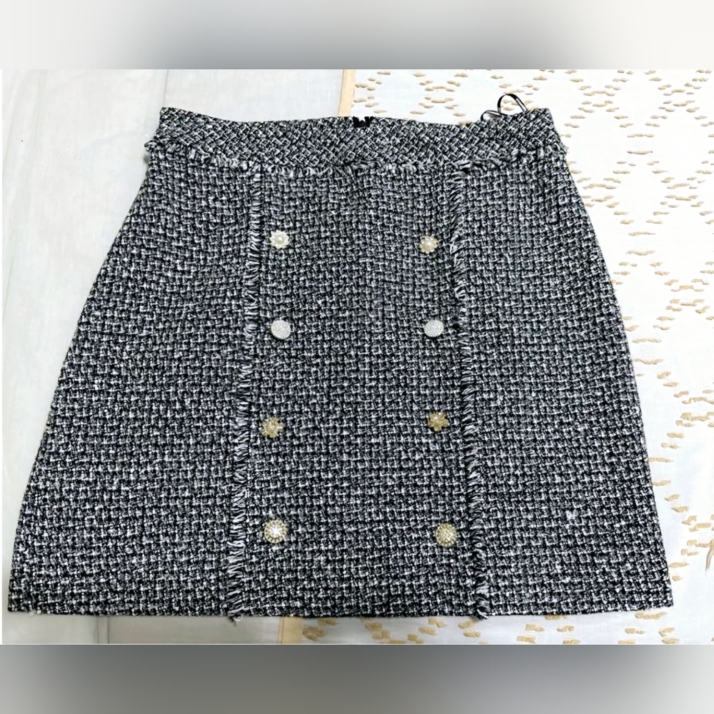 KARL LAGERFELD Tweed Pencil Skirt